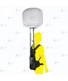 Globo led con mástil telescópico para mochila (6.000 Lúmenes)
