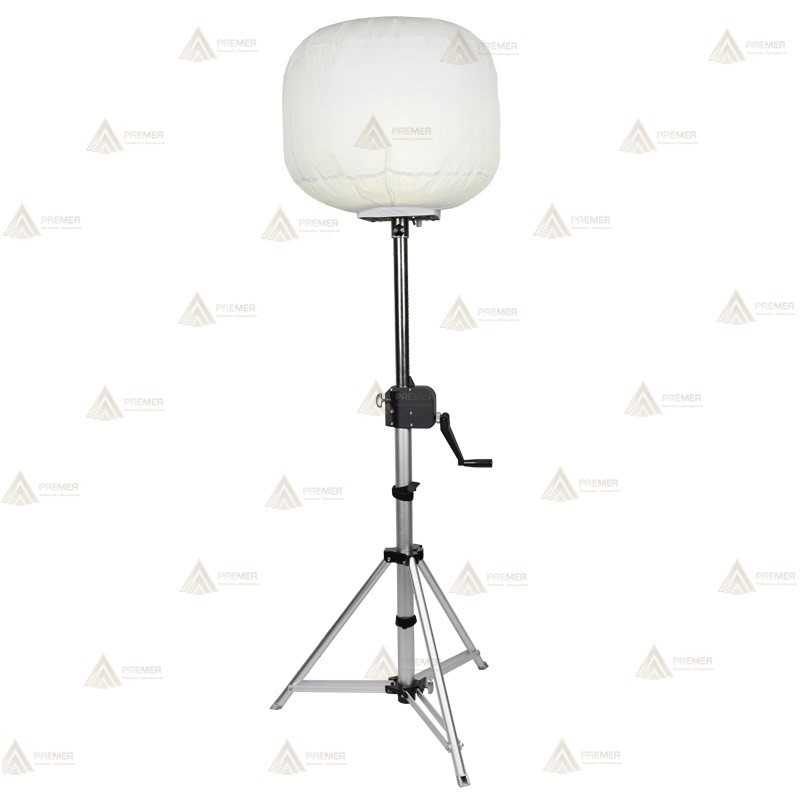 Globo led a 220 V y 400W con mástil telescópico (54.000 Lúmenes)