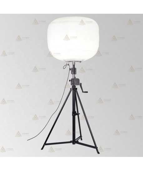 Globo led a 220 V y 600W con mástil telescópico (78.000 Lúmenes)