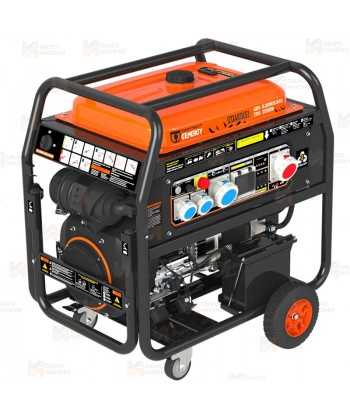 Generador trifásico a gasolina 4T (400 / 230V / 15.000W) homologado seguridad
