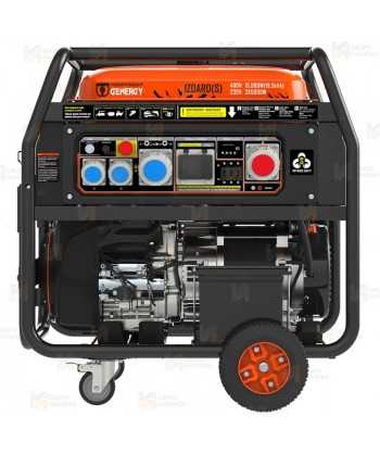 Generador trifásico a gasolina 4T (400 / 230V / 15.000W) homologado seguridad