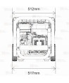 Generador SVR a gasolina 4T (230V / 2.800W) de seguridad