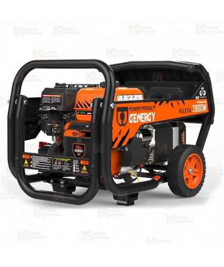 Generador SVR a gasolina 4T (230V / 2.800W) de seguridad