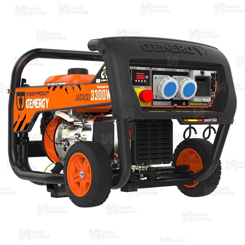 Generador SVR a gasolina 4T (230V / 3.300W) de seguridad