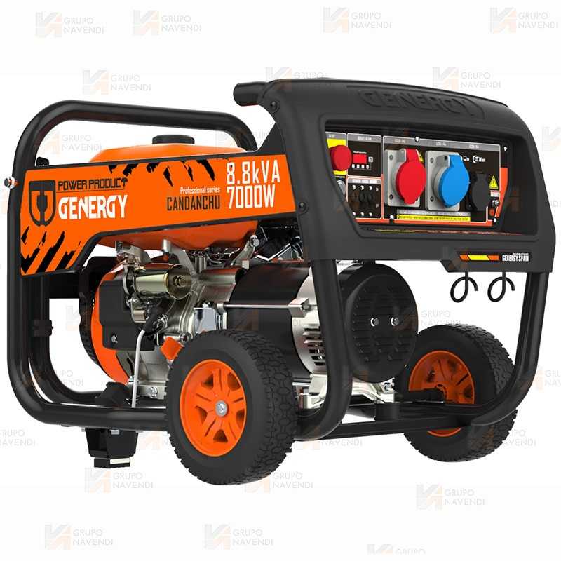 Generador SVR trifásico a gasolina 4T (400 / 230V / 7.000W)
