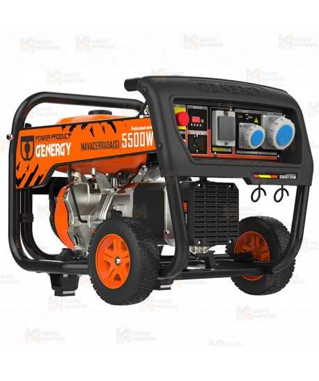 Generador SVR a gasolina 4T (230V / 5.500W) de seguridad