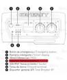 Generador SVR trifásico a gasolina 4T (400 / 230V / 7.000W) homologado seguridad