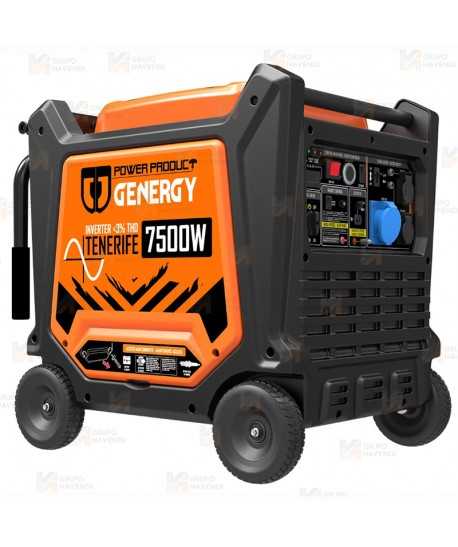 Generador Inverter a gasolina de 7.500W con control remoto