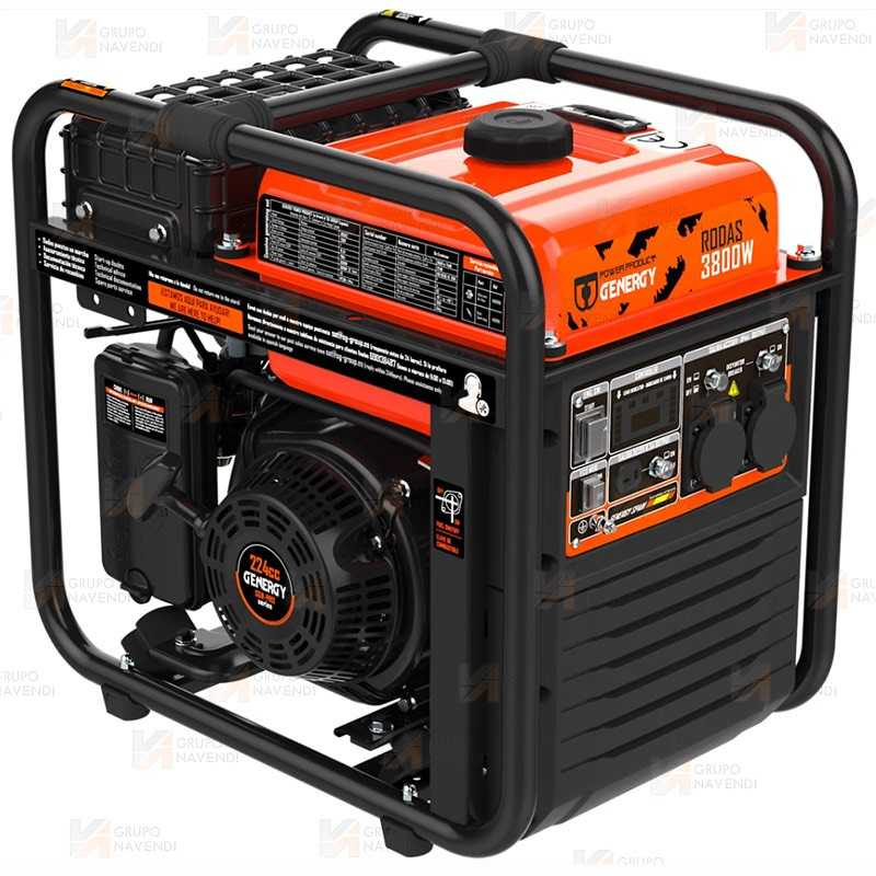 Generador Inverter a gasolina de 3.800W