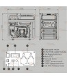 Generador Inverter a gasolina de 4.600W