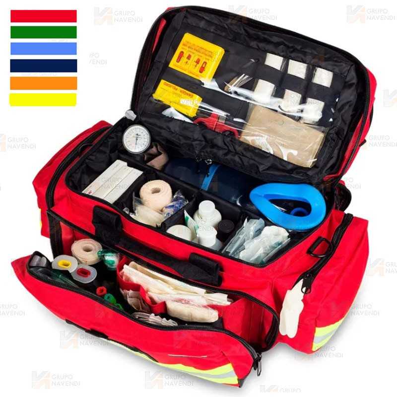 Bolsa de emergencias de gran capacidad color rojo (57,2 Lit.)