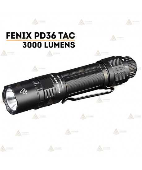 Linterna PD36 TAC recargable con micro USB (1600 lúmenes)