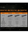 Linterna PD36 TAC recargable con micro USB (1600 lúmenes)