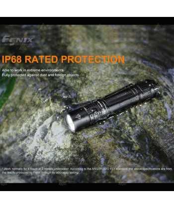 Linterna PD36 TAC recargable con micro USB (1600 lúmenes)