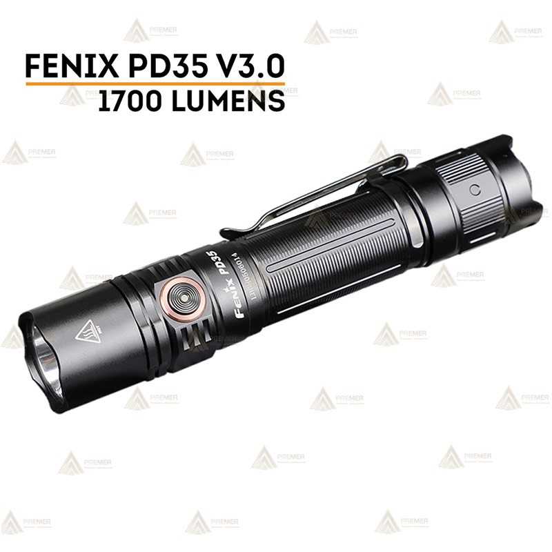 Linterna táctica PD35-V3.0 con cinco modos y 1700 lúmenes