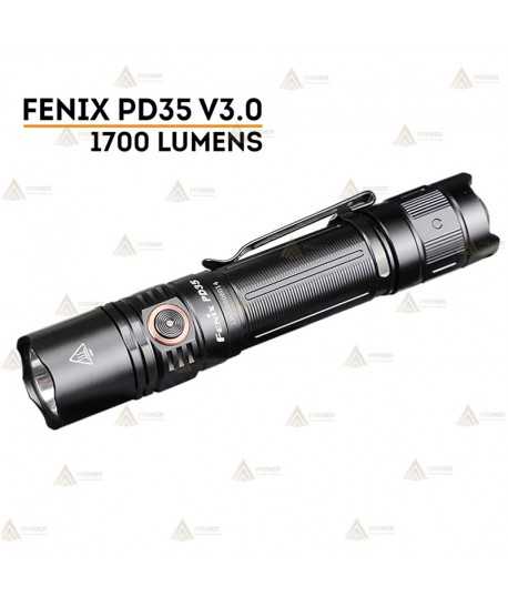 Linterna táctica PD35-V3.0 con cinco modos y 1700 lúmenes