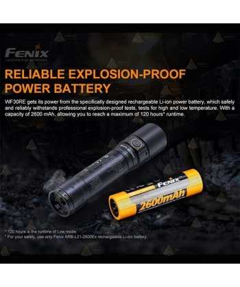 Linterna Fénix intrínsecamente segura para atmósferas ATEX (280 lúmenes)