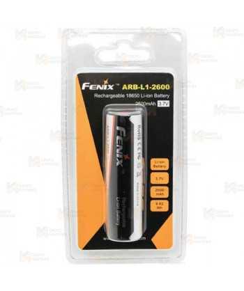 Batería 18650 Li-Ion Fénix 3.7V 2600 mAh para linterna RC20