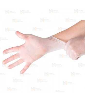 Guantes desechables de vinilo sin polvo