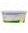 Guantes desechables de vinilo sin polvo