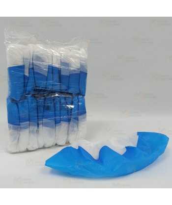 Cubre zapatos de polipropileno + CPE con suela reforzada (40 gr/m²)