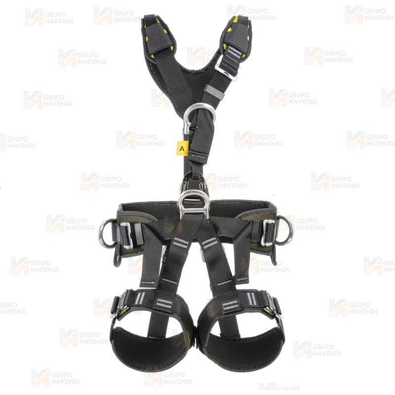 Arnés modular con cinturón de posicionamiento y hebillas automáticas para rescate
