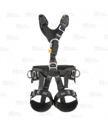Arnés modular con cinturón de posicionamiento y hebillas automáticas para rescate