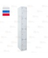Taquilla metálica de cuatro puertas (Un módulo)