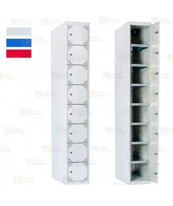 Taquilla metálica de ocho puertas (Un módulo)