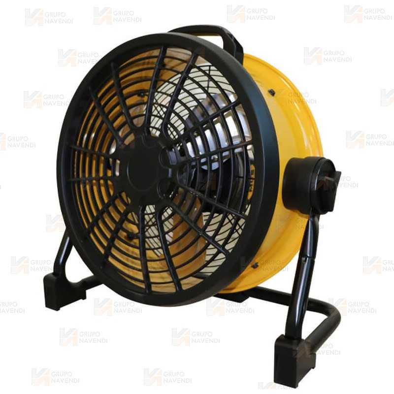 Ventilador profesional a batería 1.200 m³/h