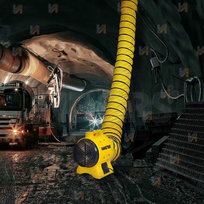 Ventilador/Extractor profesional de Ø30 (3.900 m³/h)