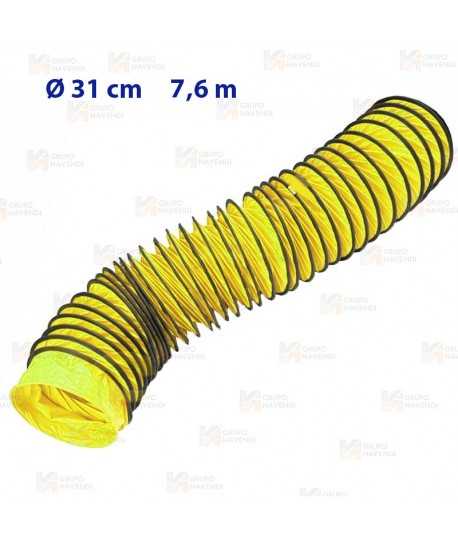 Conducto helicoidal de 7,6 m y Ø31 para ventilador BL-6800