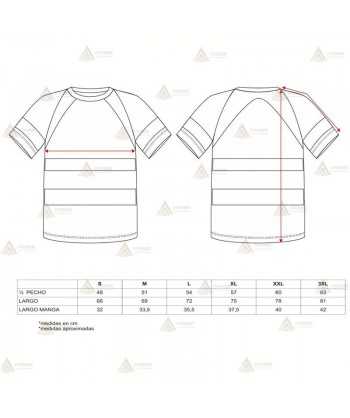 Camiseta técnica bicolor naranja flúor para Protección Civil