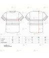 Camiseta transpirable manga corta con cintas reflectantes bicolor para Protección Civil