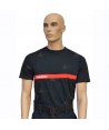 Camiseta de manga corta de algodón para parque de bomberos
