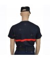 Camiseta de manga corta de algodón para parque de bomberos