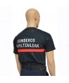 Camiseta de manga corta de algodón para parque de bomberos