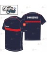 Camiseta técnica de manga corta transpirable para bomberos