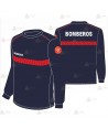 Camiseta de manga larga de algodón para parque de bomberos