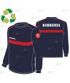 Camiseta de manga larga de Poliéster Silver Fresh reciclado para bomberos