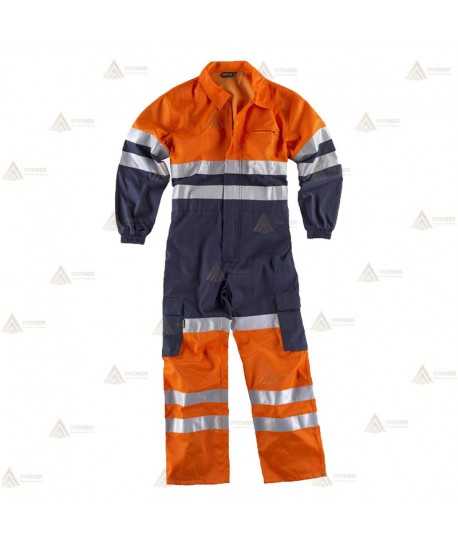 Buzo bicolor de alta visibilidad para Protección Civil
