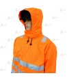 Buzo ignífugo e impermeable de alta visibilidad acolchado para Protección Civil