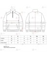 Sudadera bicolor de alta visibilidad con media cremallera color naranja flúor/marino para Protección Civil