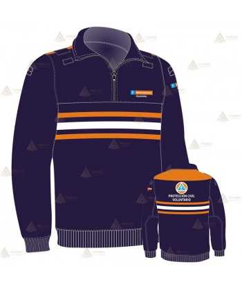 Jersey polar bicolor para Protección Civil de Castilla la Mancha