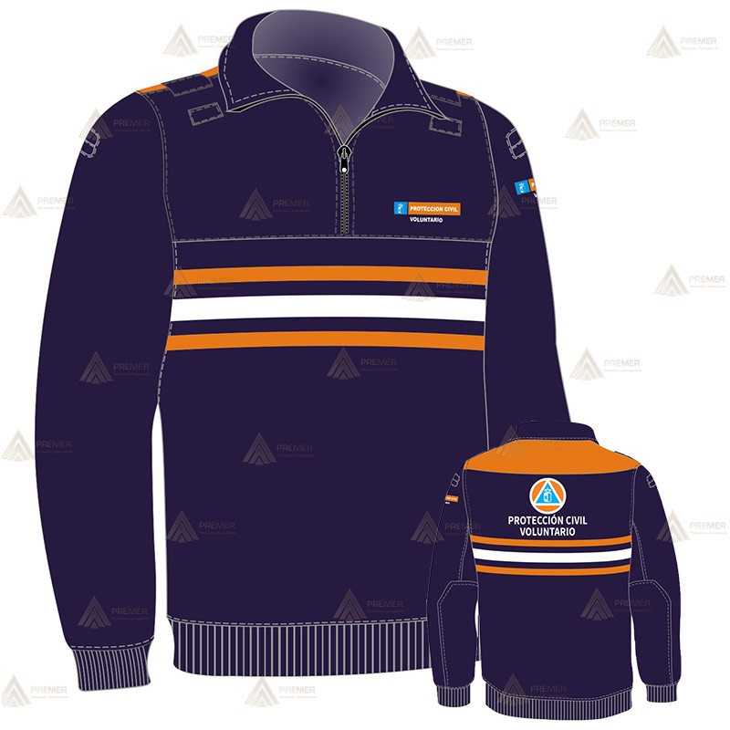 Jersey polar bicolor para Protección Civil de Castilla la Mancha