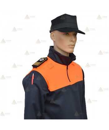 Jersey softshell bicolor con membrana PU para Protección Civil