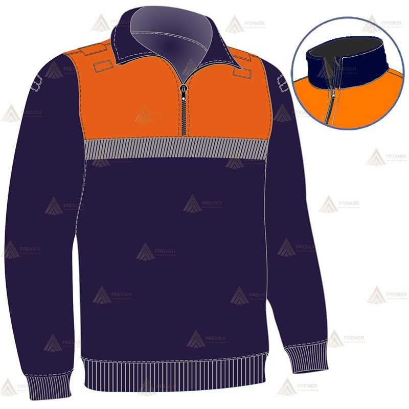 Jersey softshell con cinta segmentada y membrana PU para Protección Civil
