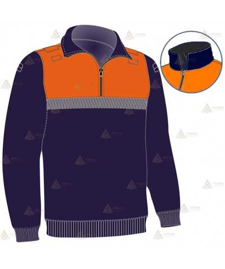 Jersey softshell con cinta segmentada y membrana PU para Protección Civil