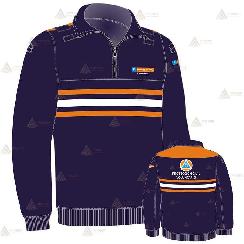 Jersey softshell con personalización para Protección Civil de Castilla la Mancha
