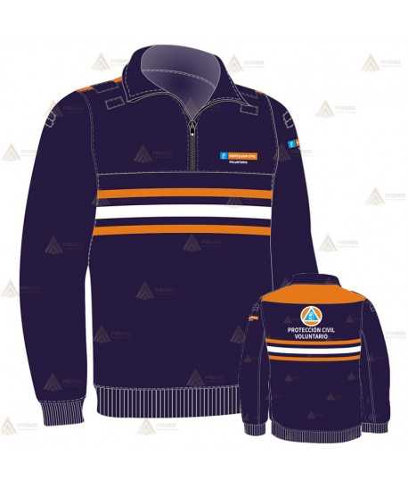 Jersey softshell con personalización para Protección Civil de Castilla la Mancha